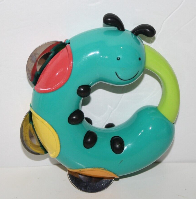 Parents Bee Bop Toy Drum Replacement Part 5″ Caterpillar Tambourine Metal Cymbal