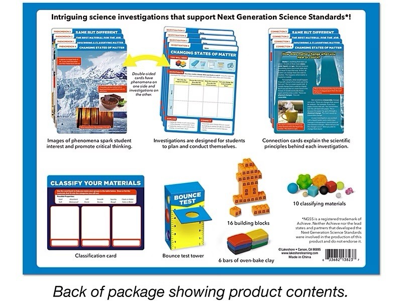 Lakeshore-Matter-Meet The Standards Physical Science Kit 2nd Grade New!! LM271 gallery