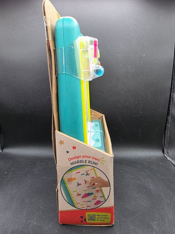 B. Toys 180-Piece Color-Changing Light-Up Board With Peg & Marble Run Set gallery