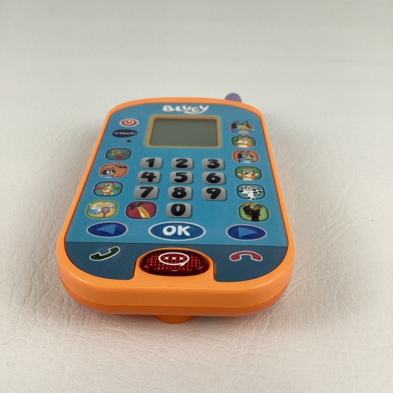 VTech Bluey Ring Ring Phone Preschool Toddler Learning Toy Character Activity gallery
