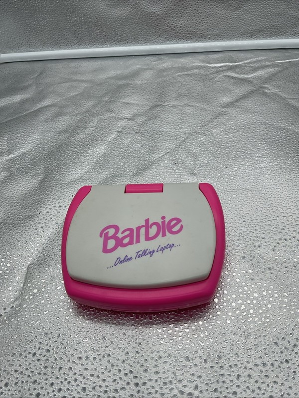 Barbie Online Talking Laptop Computer Toy Vintage 1998 Works Lights Up Talks