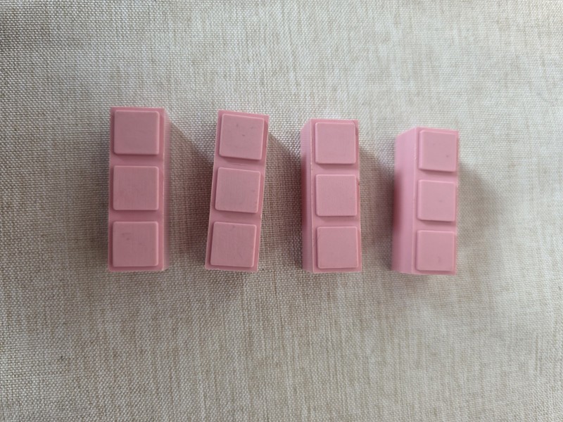 Math U See Demme Learning Manipulatives Integer Block 3s Replacement Set Pink