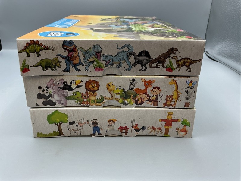 Build Your Own 3D Kit Lot Of 3( Dino/Farm Garden&Safari Park) Free Shipping gallery