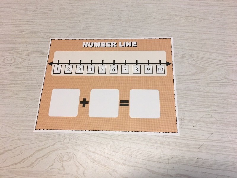 Set of 2 - Laminated Math Work Mats #12 - Dry Erase gallery