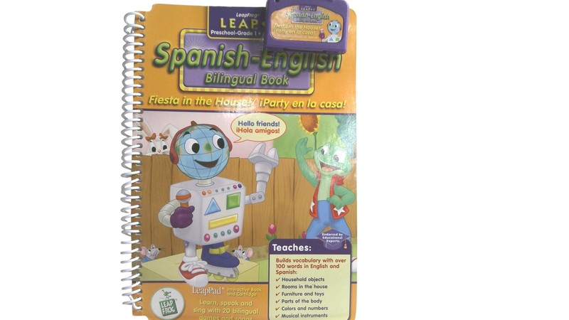 LeapFrog LeapPad LEAP 1 Spanish-English Bilingual Book Cartridge Preschool 4-6