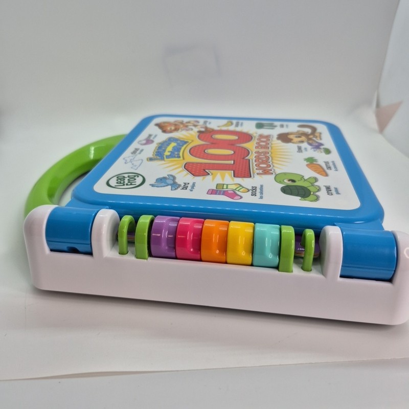 TESTED Leap Frog Learning Friends 100 Words Bilingual Talking Book Spanish Eng gallery