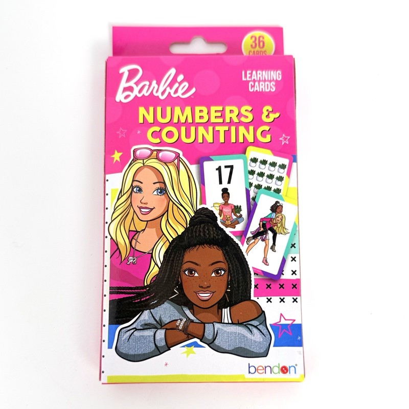 Barbie & Friends Numbers & Counting Learning 36 Flash Cards ~ NEW ~