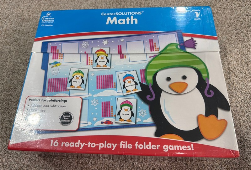 Carson Dellosa® Math File Folder Game, Grade 1