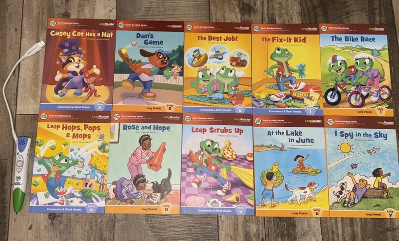 Leap Frog Leap Reader Pen And Ten Books