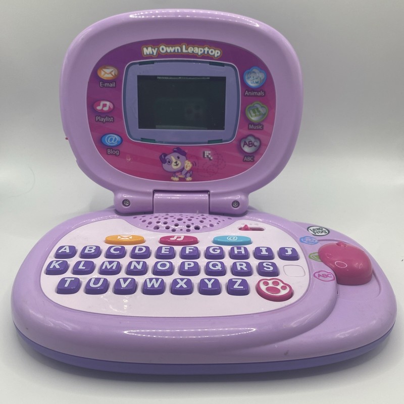 Leapfrog My Own LeapTop Learning Interactive Laptop Tested Works Great Purple