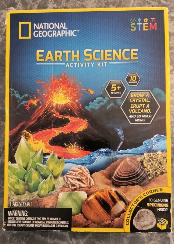 NATIONAL GEOGRAPHIC Earth Science Kit STEM Activity