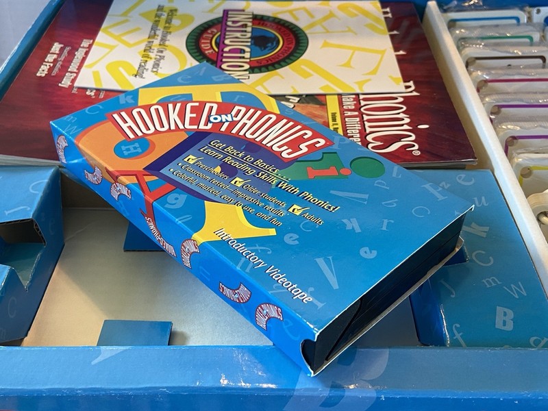 READ VNTG NEW OPEN 1995 HookedonPhonics Reading Skills With Phonics BackToBasics gallery