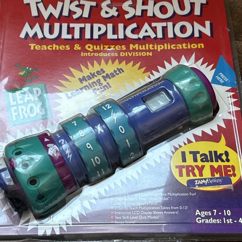 Leapfrog Twist & Shout Multiplication Math Electronic Game Brand New gallery