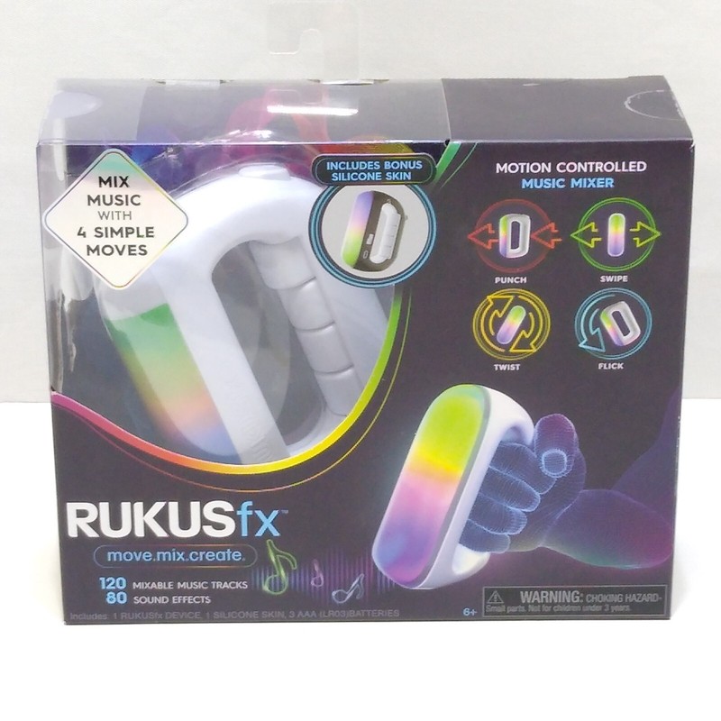 RUKUSfx Motion-Controlled Music Mixer Rocks Right Out The Box Silicone Skin NIB