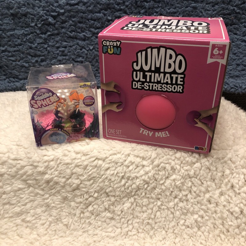 ORB Squish -O-Sphere & A Jumbo Ultimate Squishy Ball Viral Squish Toys gallery
