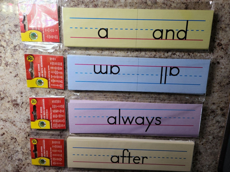 Teaching Tree Sight Words Flash Cards 120 Total Pre K, K, 1st, 2nd NEW WOW!!!