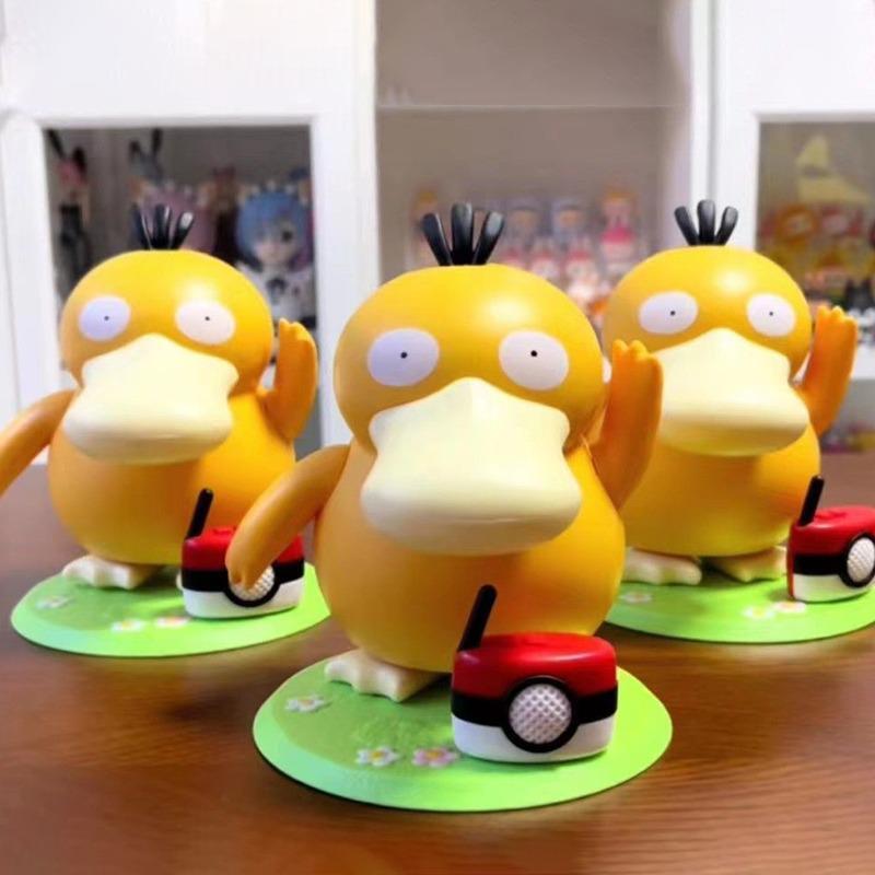 2023 Dancing Psyduck toy Duck square dance music box Action Figure Gift gallery