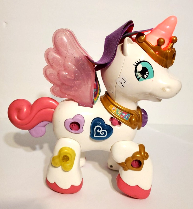 V Tech Unicorn Interactive Kids Toy Missing Pieces Works With 2 AA Batteries