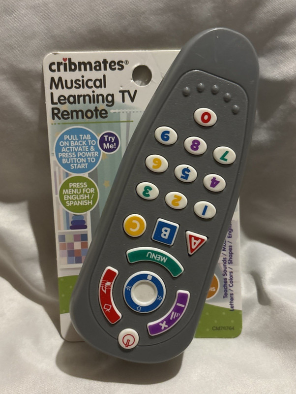 Cribmates Musical Learning Remote Toy, NEW