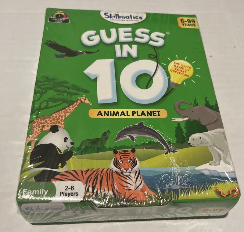 Skillmatics Guess In 10 Animal Planet Game of Smart Answers Creative Thinking
