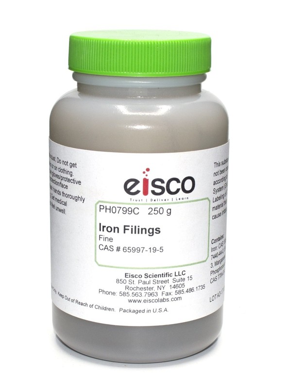 Fine Iron Filings 250g 4060 Mesh Metal Shavings Powder For Magnet Science