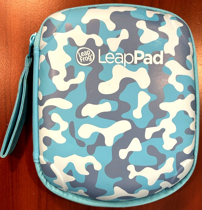 LeapFrog Leap Pad 1, 2, or 3 LeapPad Explorer Carrying Case – Camo Blue, used A