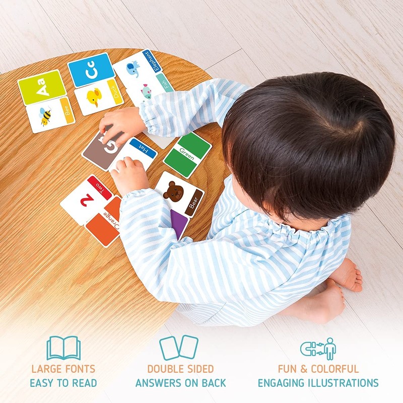 Toddler Flash Cards, Set of 58 Alphabet, Letters, Colors, Shapes, and Numbers... gallery