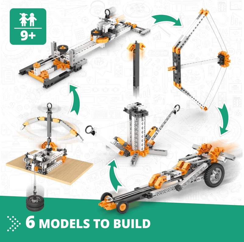 STEM Toys, Physics Laws: Inertia, Friction & Circular Motion, Engineering Kit fo gallery