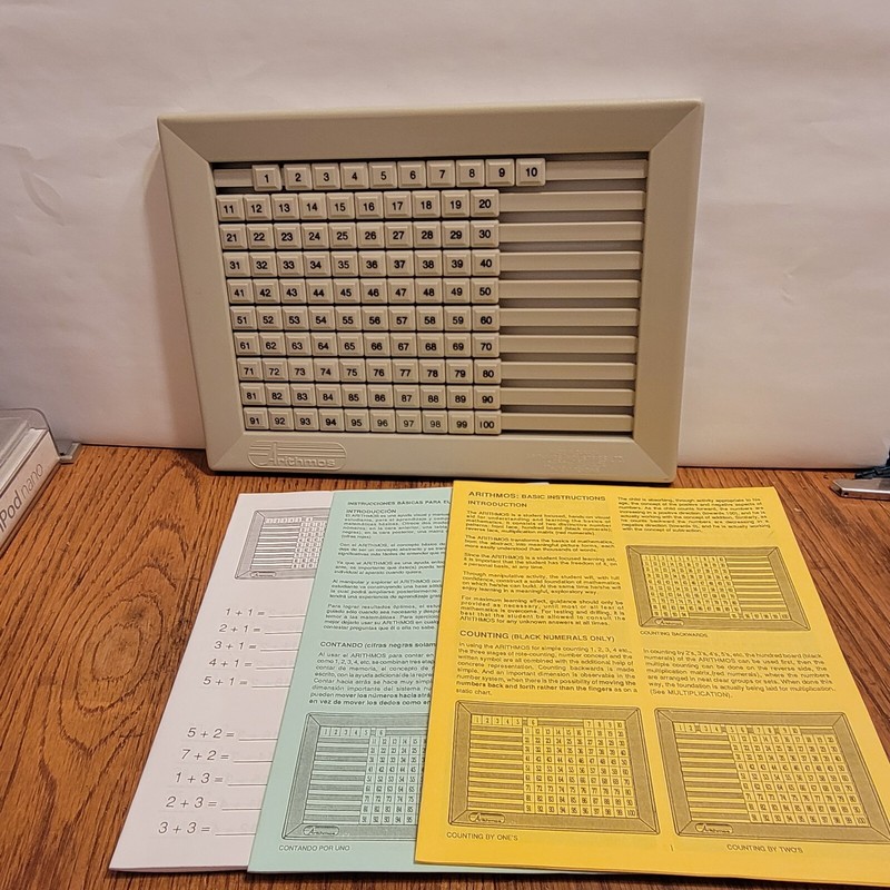 The Amazing Arithmos visual learning aid for basic mathematics vintage ages 3-12