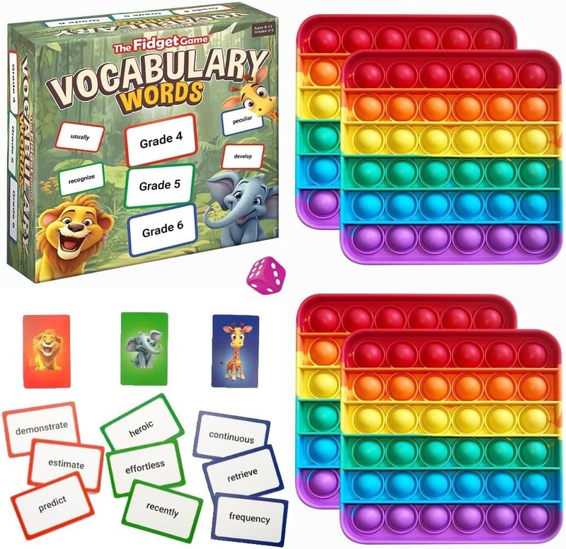 Engaging Vocabulary Words Flashcard Set with Learning Guide for 4th-6th Graders gallery
