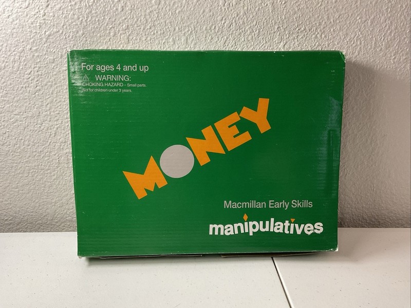 Money MacMillan Early Skills Manipulatives + Guides Books Coins Only