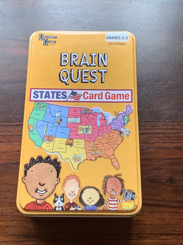 NEW University Games “Brain Quest” States Trivia Card Game Grades 2/3