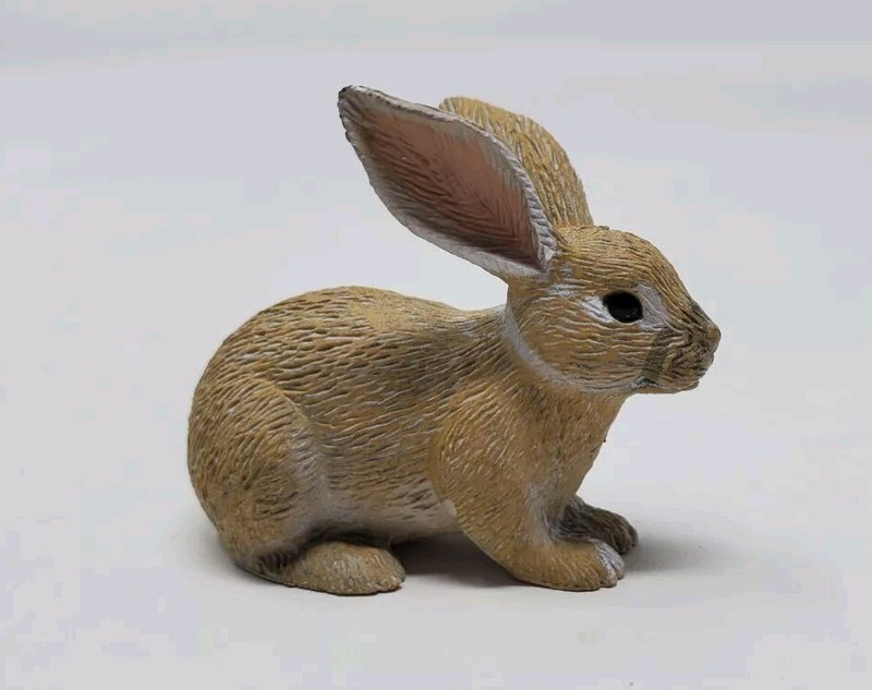 European Rabbit Figure Toy Plastic 2″ Realistic Yowie
