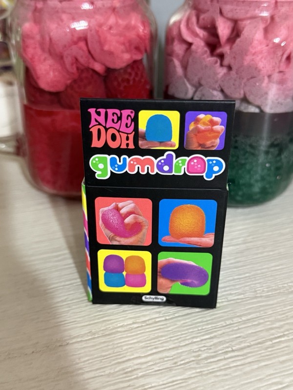 BRAND NEW Schylling Needoh Gumdrop Blue Squishy Stress Ball Nee Doh Gum Drop gallery