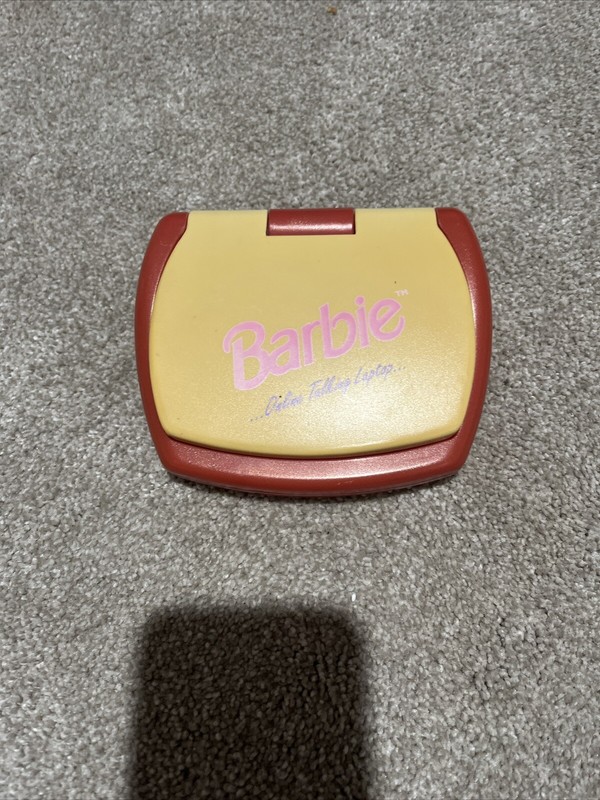 Barbie Online Talking Laptop Computer Toy Vintage 1998 Works Talks (N)