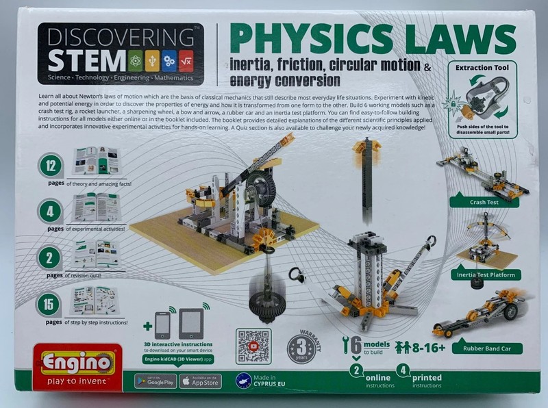 DISCOVERING STEM PHYSICS LAWS Inertia Friction Circular Motion & Energy NEW