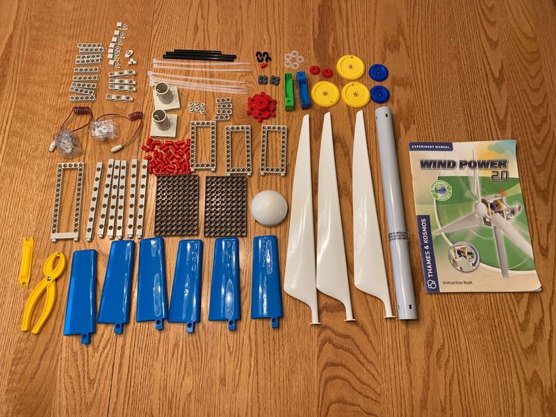 Thames and Kosmos Wind Power 2.0 Experiment building Kit, Science COMPLETE READ
