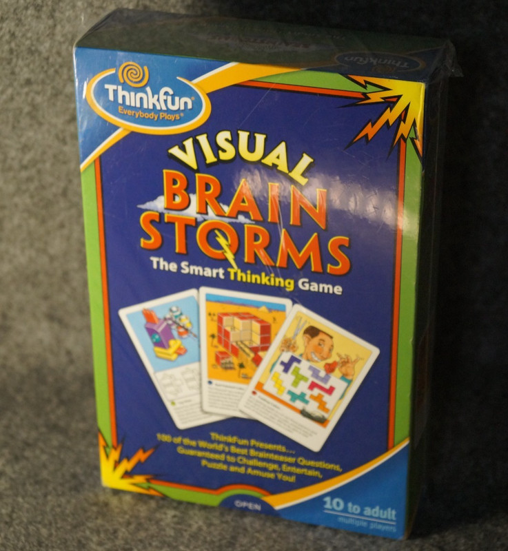 Visual Brain Storms Smart Thinking Game Brainteasers Puzzle Set by ThinkFun NEW