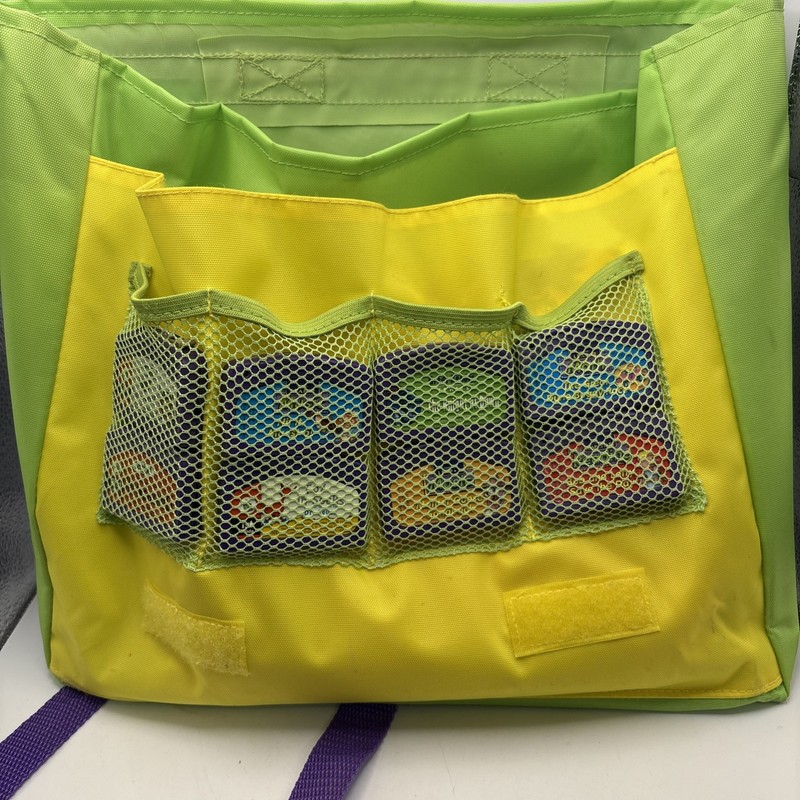 VINTAGE LeapFrog LeapPad Learning System bundle 9 Books 8 Cartridges Backpack CA gallery
