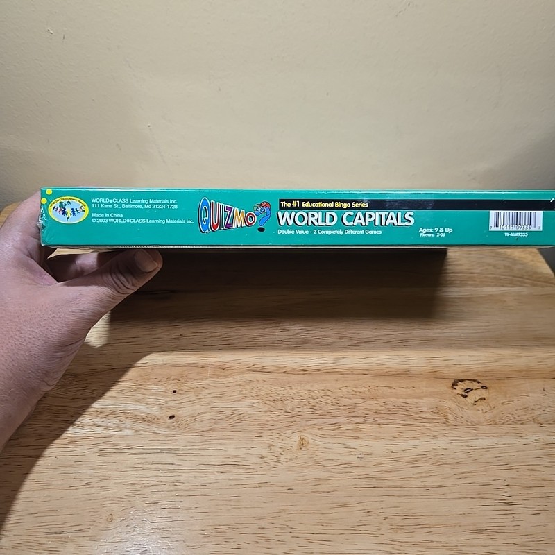 Quizmo World Capitals Educational Bingo Series New Unopened gallery