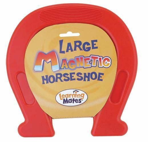 NEW Popular Playthings Learning Mates Large Red Horseshoe Magnet 19cm