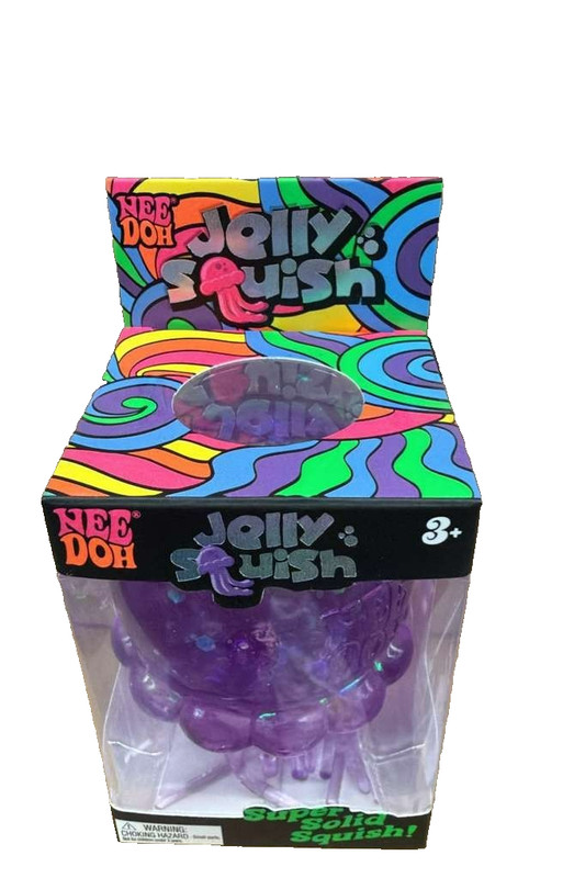 Needoh Nee Doh Jellysquish Jelly Squish Jellyfish New in Box JSND PURPLE
