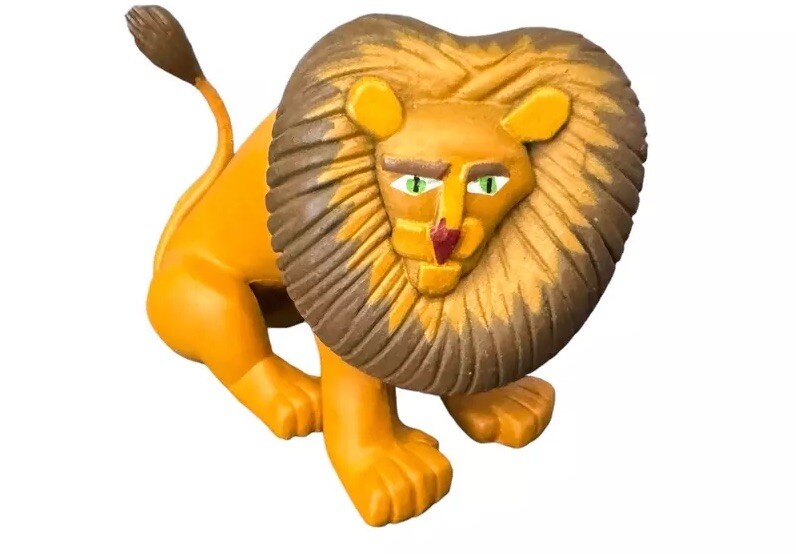 Eric Carle 1,2,3 To The Zoo Lion PVC Toy Animal 1.5” X 2”