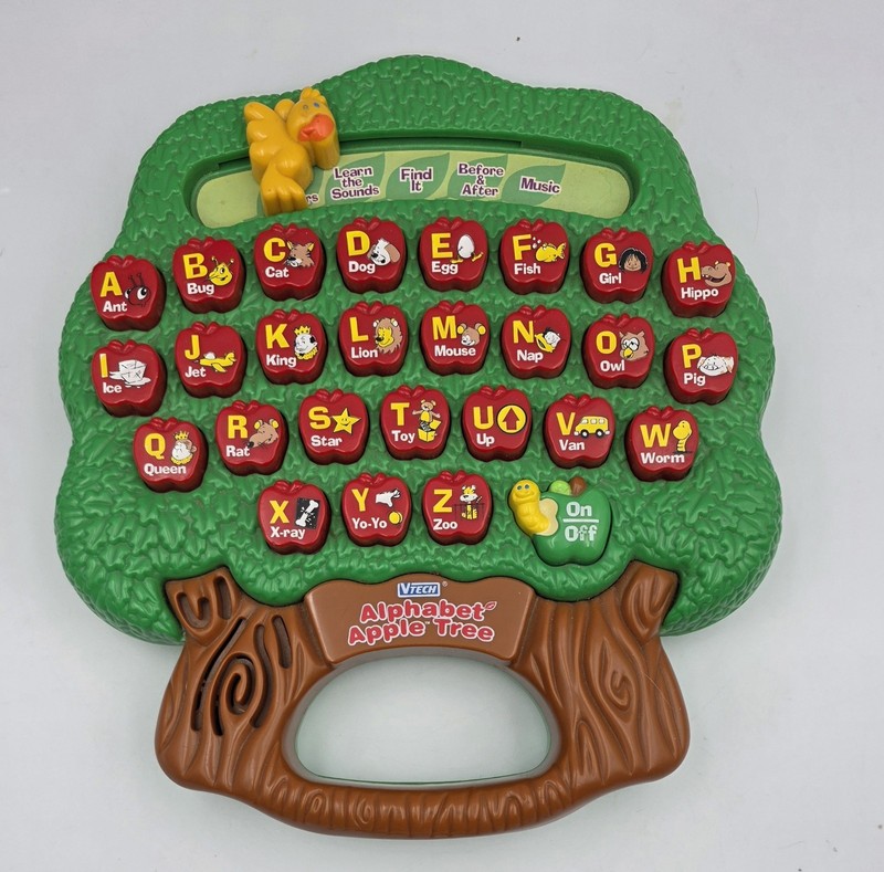 🍎 Vtech Alphabet ABC’s Apple Tree Educational Learning Toy (Tested and Working)