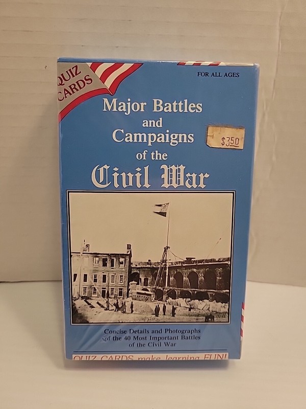 Quiz Cards, Major Campaigns and Battles of the Civil War – New Sealed