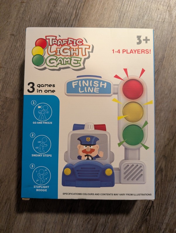 Traffic Light Game 1-4 Players 3+ 3 Games In One