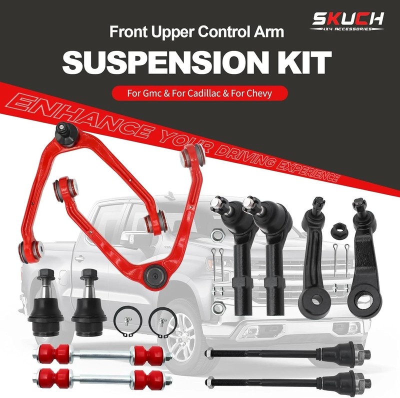 AWD 4WD Front End 12pc Suspension Kit for 99-06 Chevy Silverado GMC Sierra 1500, gallery