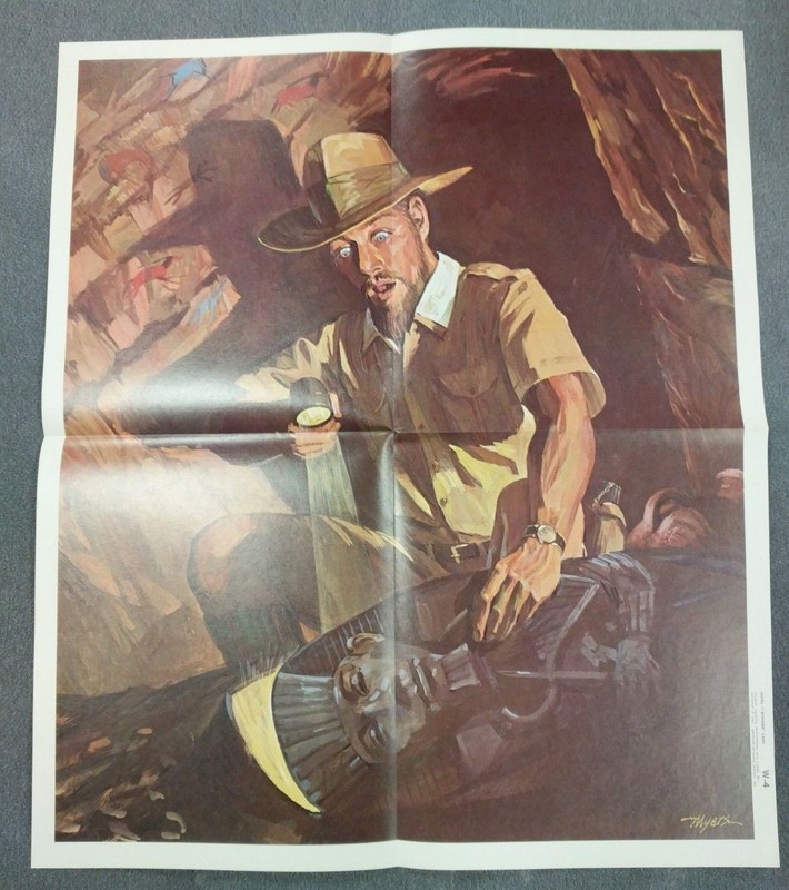 Peabody Myers Vintage Archaeologist Children On Bird 1966 School 2 Poster Lot #5 gallery