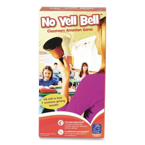 Educational Insights No Yell Bell, Matte Gold