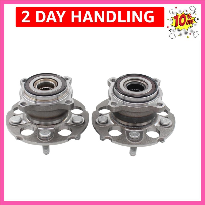 MOTOKU Pair Rear Wheel Bearing and Hub Assembly with 5-Lug for Honda CRV 2007…
